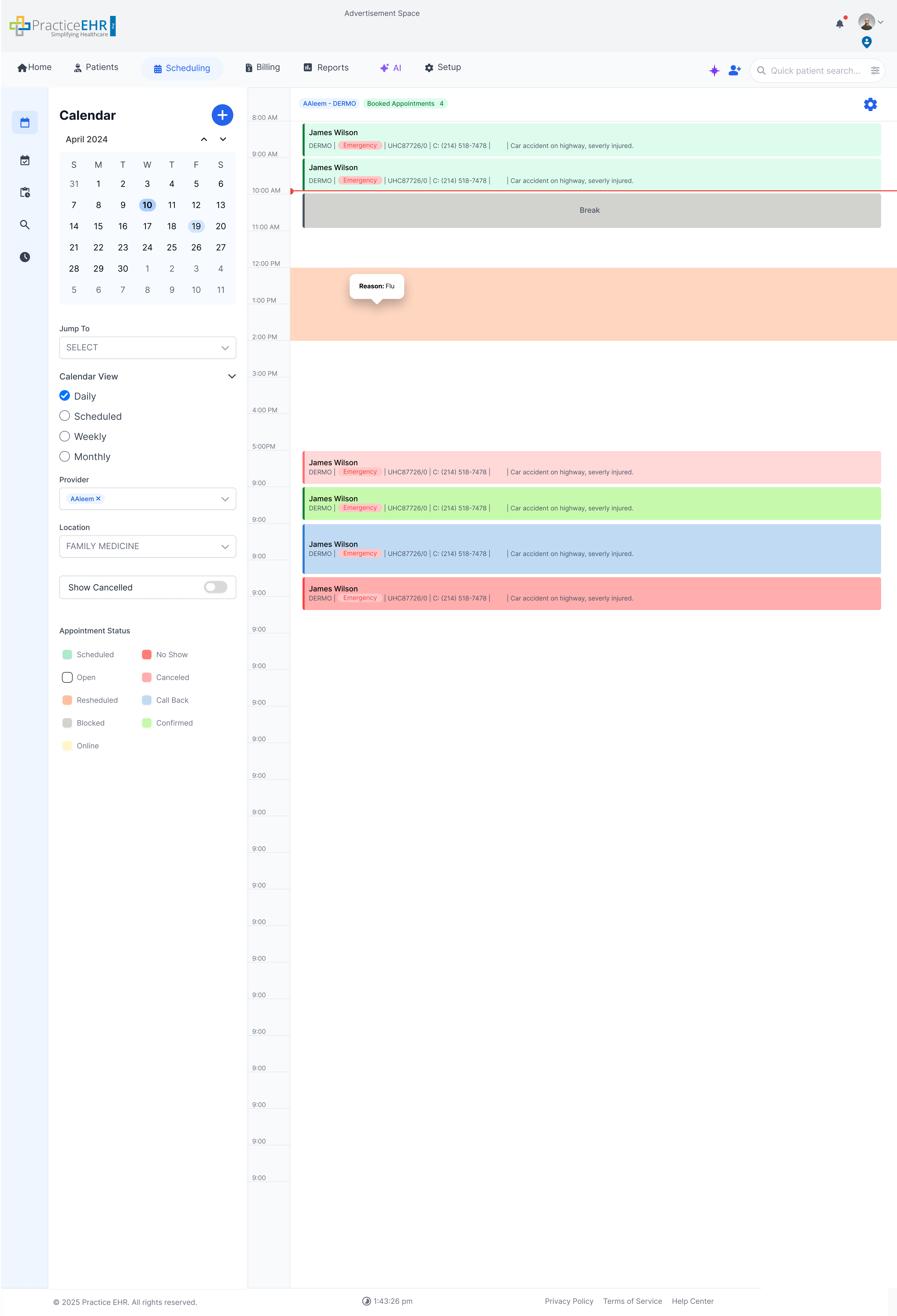 Daily Current with Reason Color